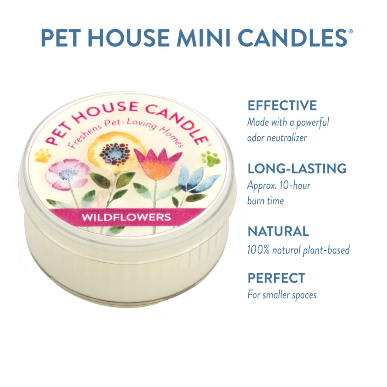 Pet House Wildflowers Candle