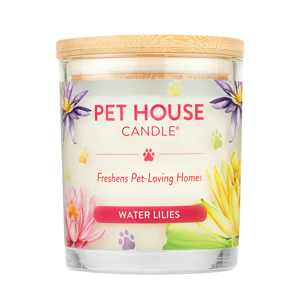 Pet House Water Lilies Candle 9oz