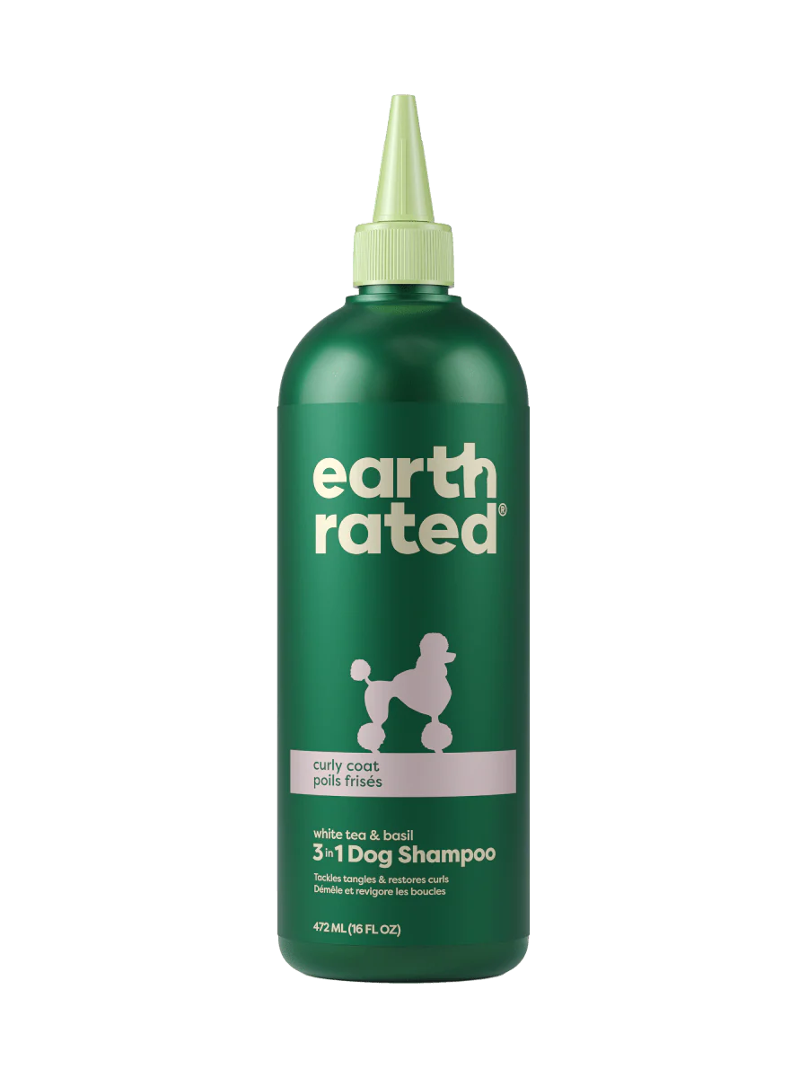 Earth Rated Curly Coat 3-in-1 Dog Shampoo 16oz