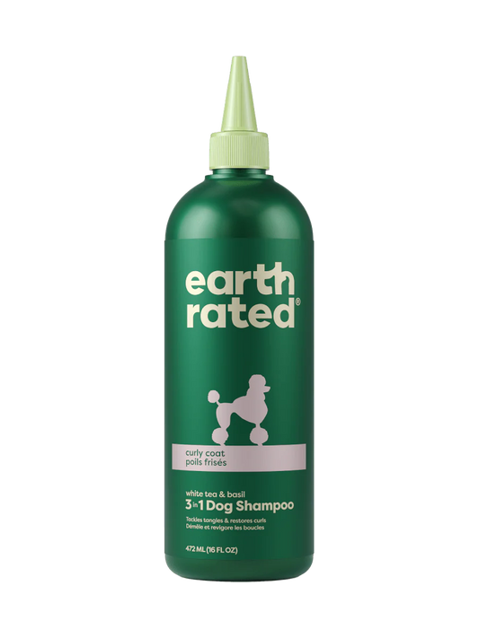 Earth Rated Curly Coat 3-in-1 Dog Shampoo 16oz