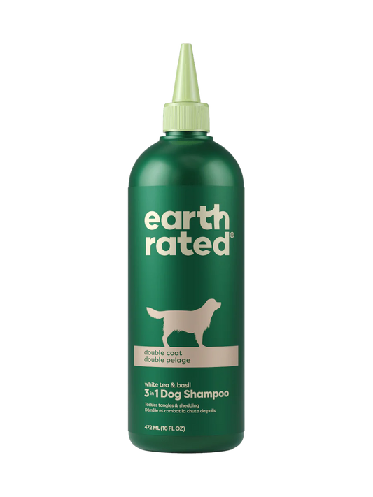 Earth Rated Double Coat 3-in-1 Dog Shampoo 16oz