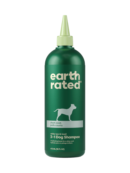 Earth Rated Short Coat 3 in 1 Dog Shampoo 16oz