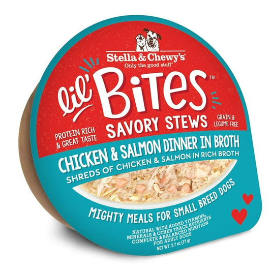 Stella & Chewy's Lil Bites Stews Chicken & Salmon 2.7oz