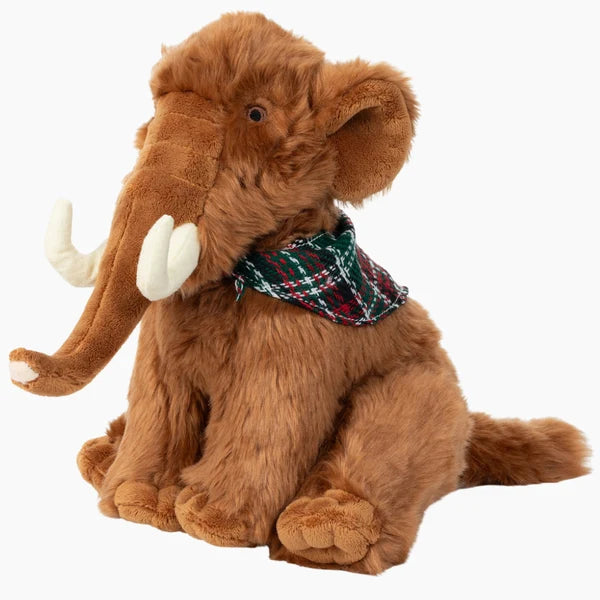 Fluff & Tuff Holiday Wooly Mammoth Large Dog Toy