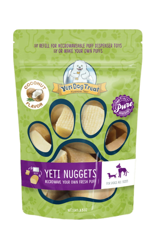 Yeti Dog Chew Nuggets Coconut Treat 3.5oz