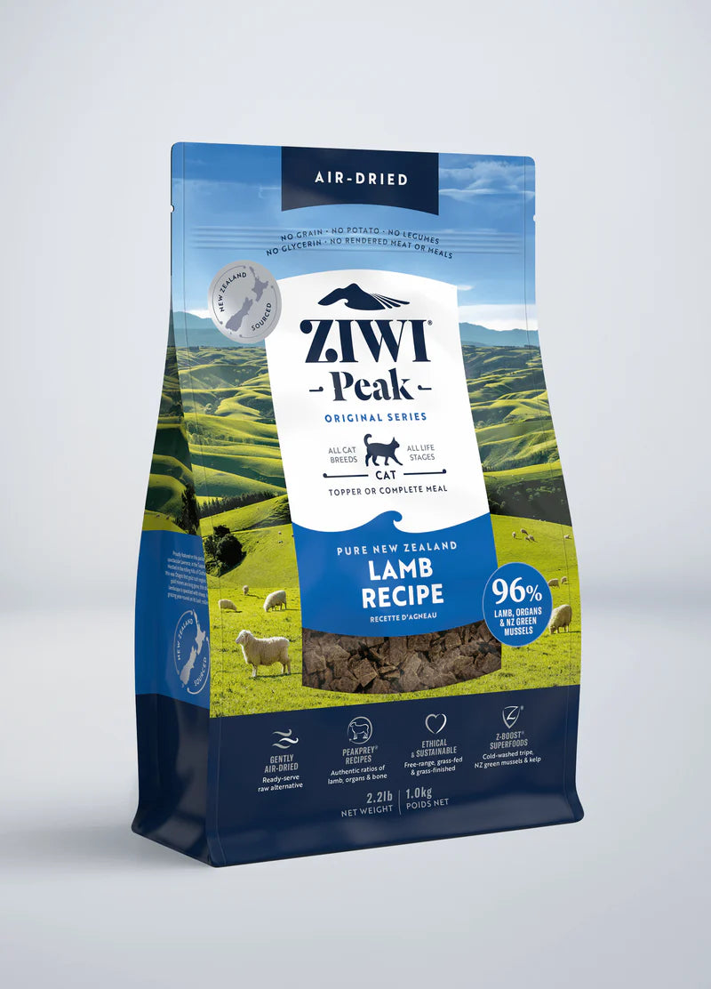 ZiwiPeak Air-Dried Cat Food Lamb Recipe 2.2lb