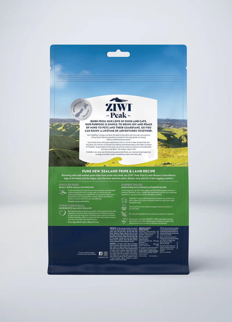 Ziwi Peak Air-Dried Tripe & Lamb