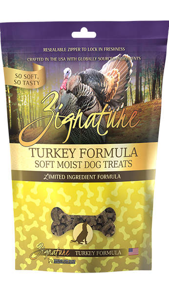 Zignature Soft Turkey Dog Treats 4 oz