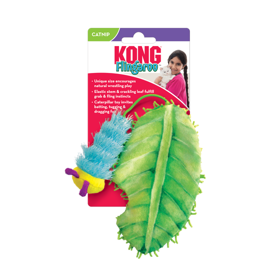 The KONG Company Flingaroo Caterpillar Cat Toy