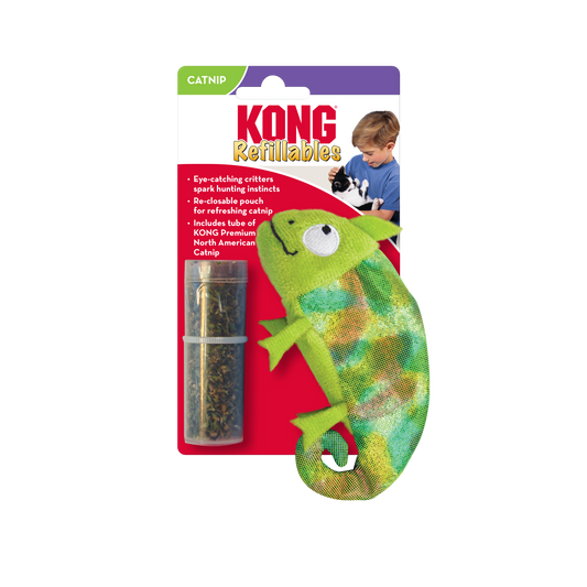 The KONG Company Cat Refillables Chameleon Cat Toy