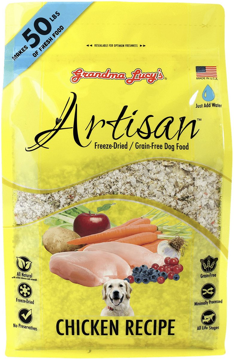 Grandma Lucy Artisan Gf Chicken Dog Food 10 Lbs