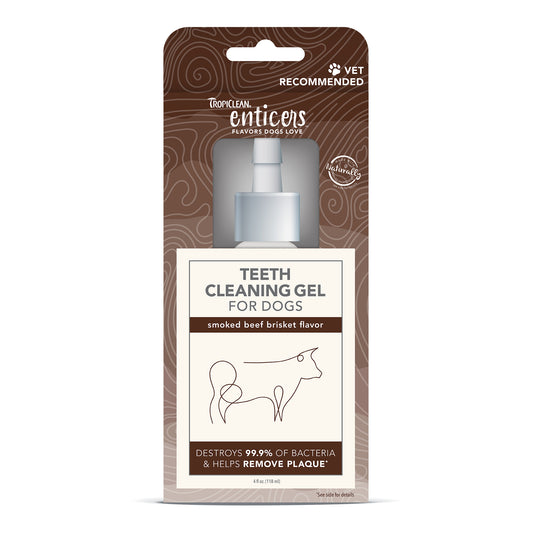 Tropiclean Entice Dental Gel Bacon 2oz