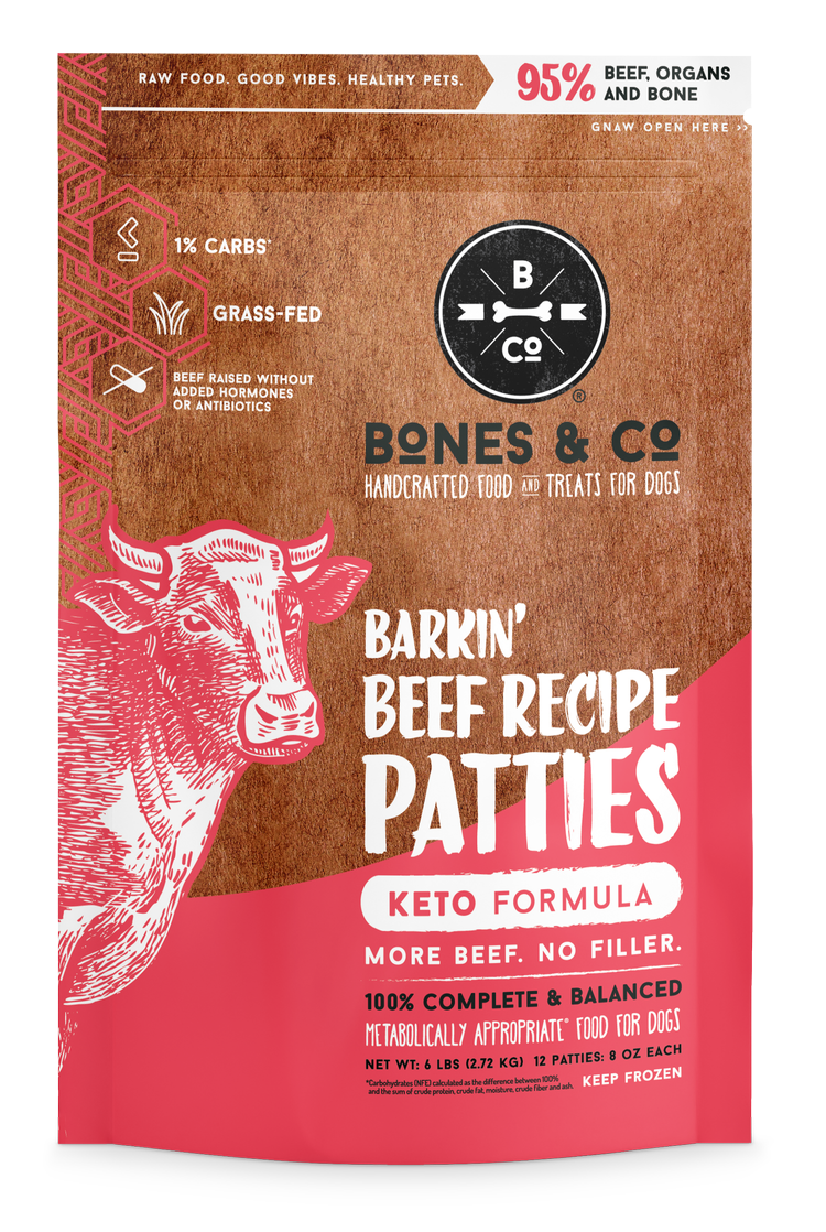 Bones N Co Beef Patties 6-lb