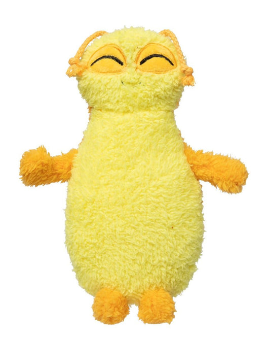 FuzzYard Belly Bed Bug Yellow Plush Dog Toy