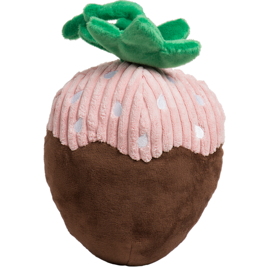 HuggleHounds Double-Dipped Berry Dog Toy