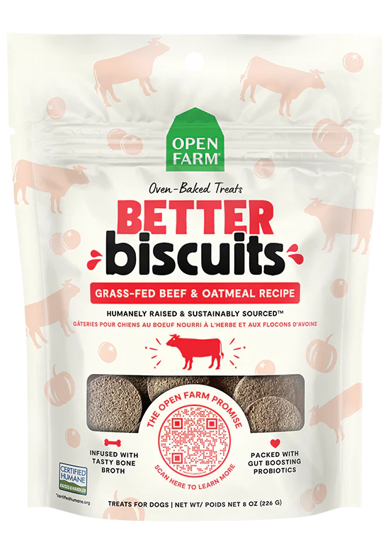 Open Farm Better Biscuits Crunchy Dog Treats