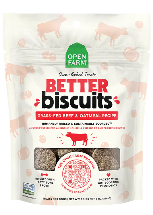 Open Farm Better Biscuits Crunchy Dog Treats