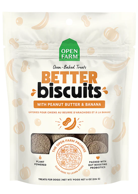 Open Farm Better Biscuits Crunchy Dog Treats