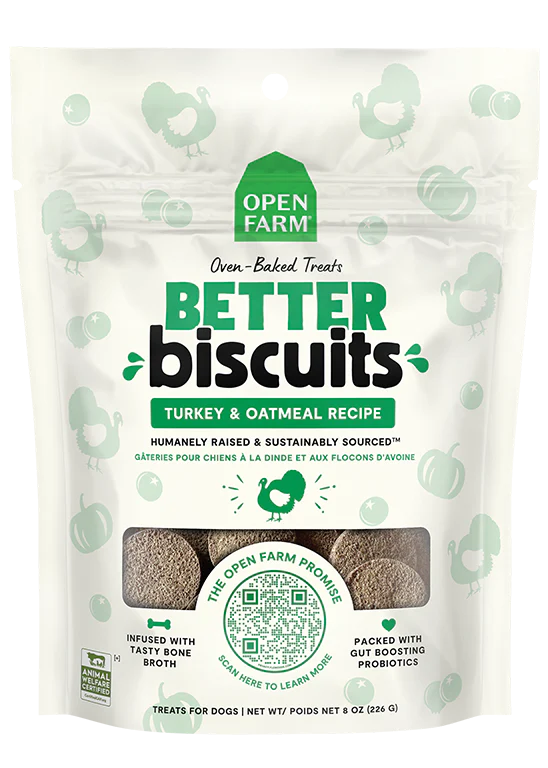 Open Farm Better Biscuits Crunchy Dog Treats