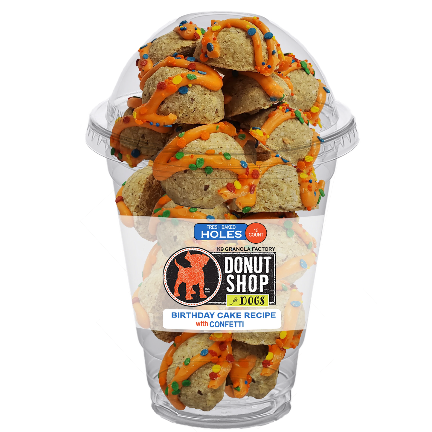 K9 Granola Donut Holes Sprinkle 10 count