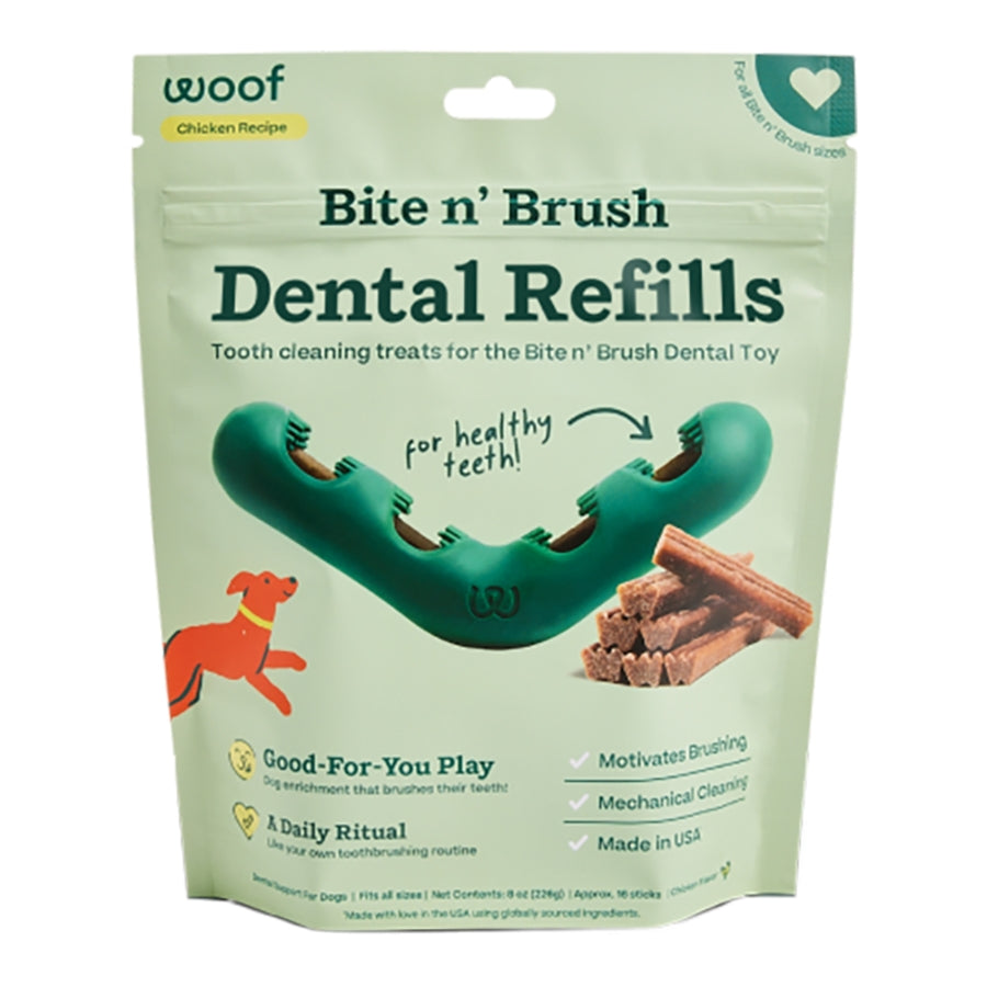 Woof Bite N Brush Refills 18pk