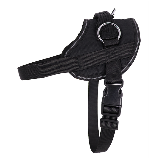 Bark Appeal Black Reflective No Pull Harness