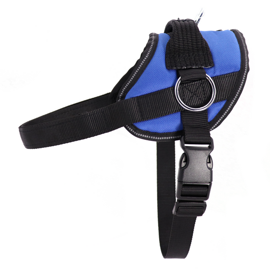 Bark Appeal Blue Reflective No Pull Harness