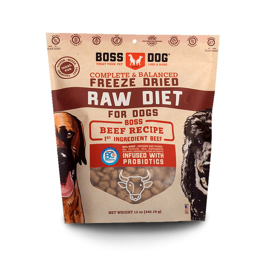 Boss Dog Freeze Dried Beef 12oz