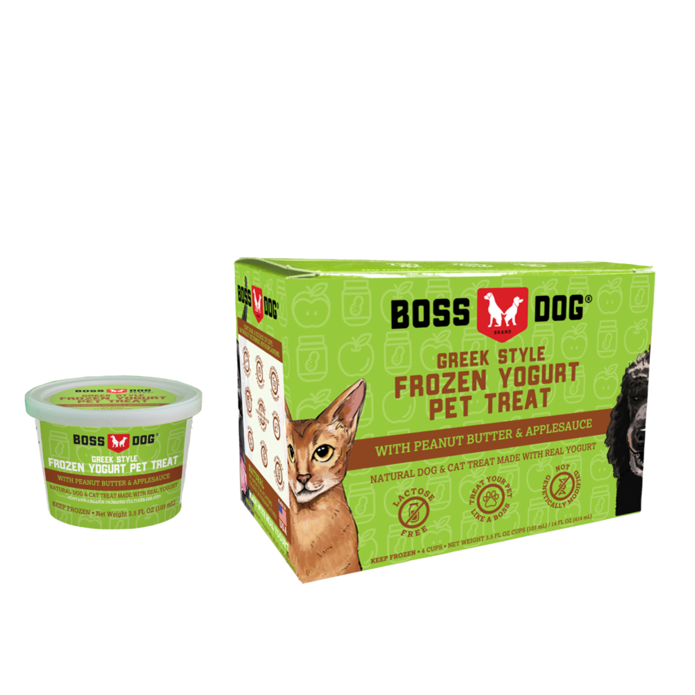 BossDog Frozen Yogurt PB Apple 4pk