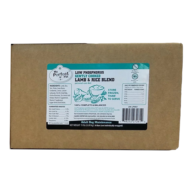 My Perfect Pet Dog Low Phosphorus Lamb Bulk 15lb