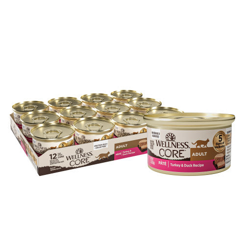 Wellness Core Turkey & Duck Pate Canned Cat Food 3oz