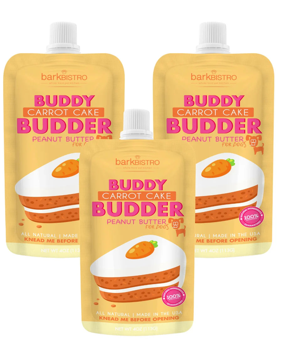 Bark Bistro Buddy Budder Carrot Cake 4oz Pouch