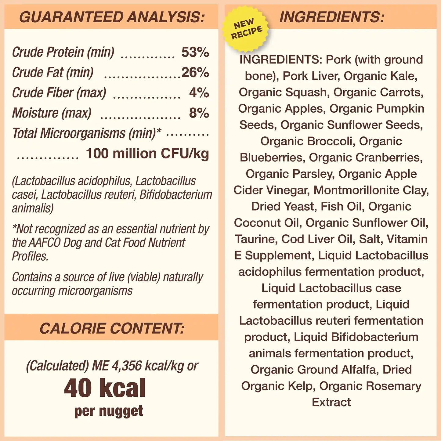 Primal Freeze Dried Raw Cat Food Pork Recipe 5.5oz