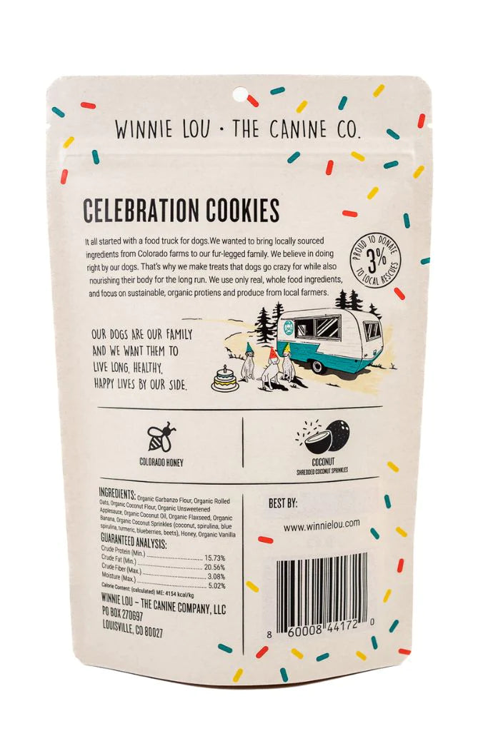 Winnie Lou Celebration Cookies 4oz