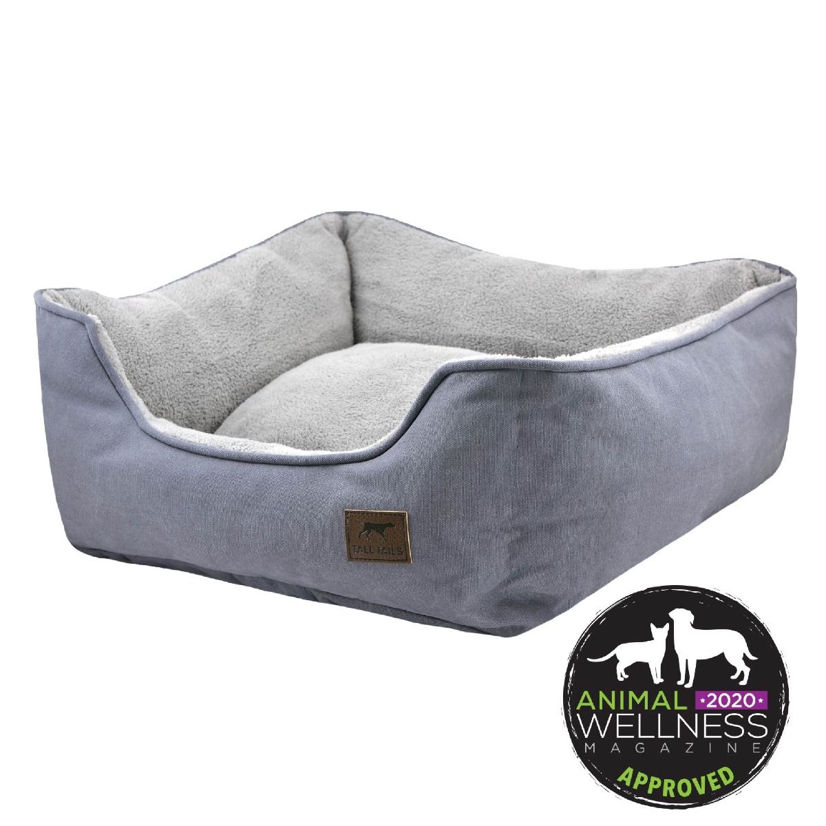 Tall Tails Bolster Bed Charcoal