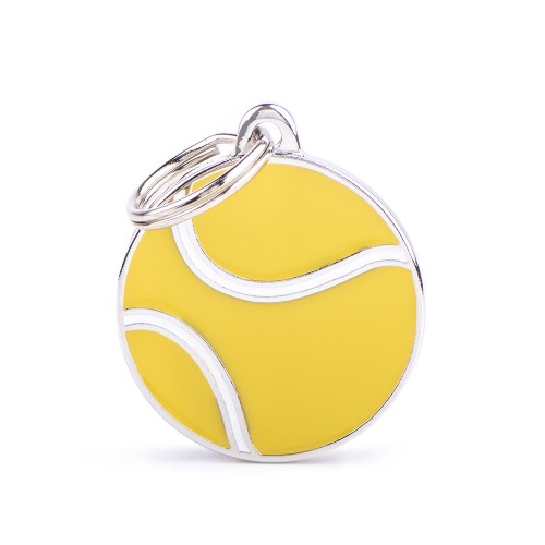 MyFamily Charms Big Tennis Ball Dog Tag