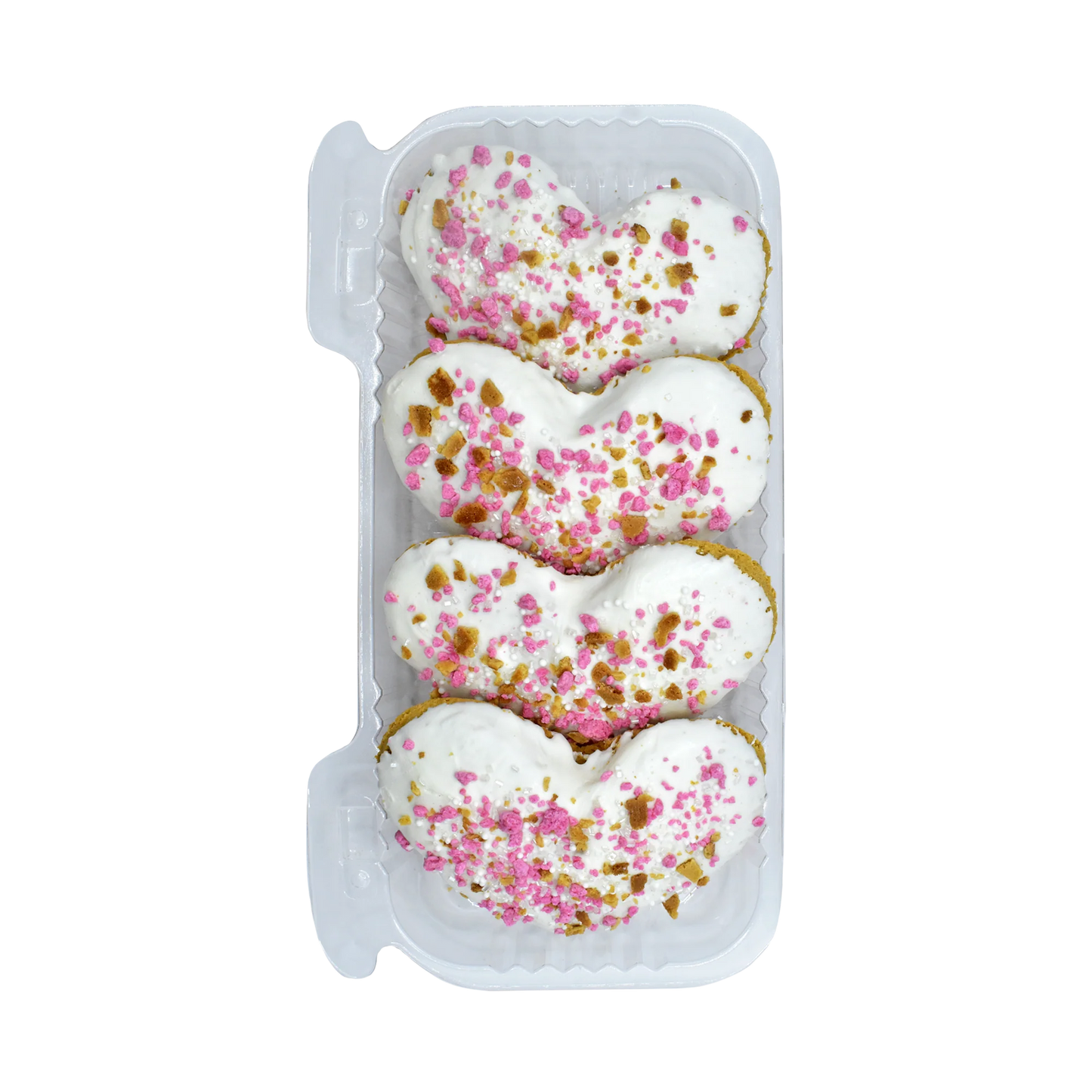 K9 Granola Factory 3" Jumbo Heart Shaped Gourmet Cookie 4pack