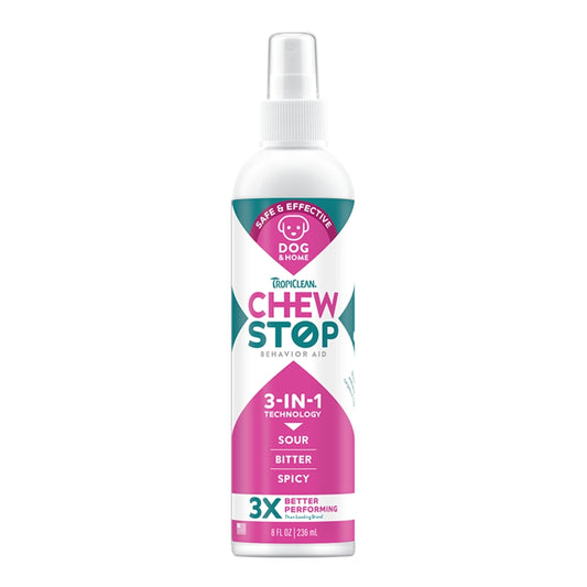 Tropiclean Chew Stop Behavior Aid Dog & Home Spray 8oz