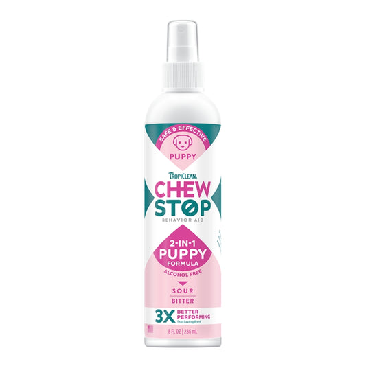 Tropiclean Chew Stop Behavior Aid Puppy Spray 8oz