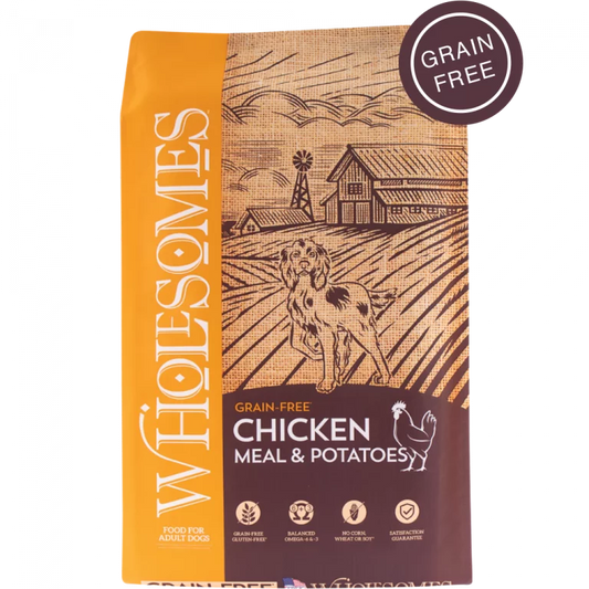 Wholesomes Chicken Meal & Potatoes Dry Dog Food 35lb