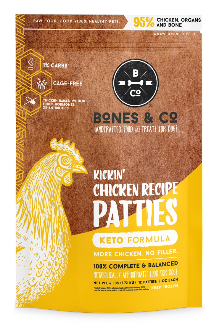 Bones N Co Chicken Patties 6-lb