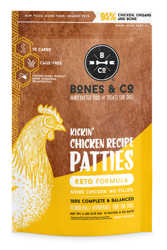 Bones N Co Chicken Patties 6-lb