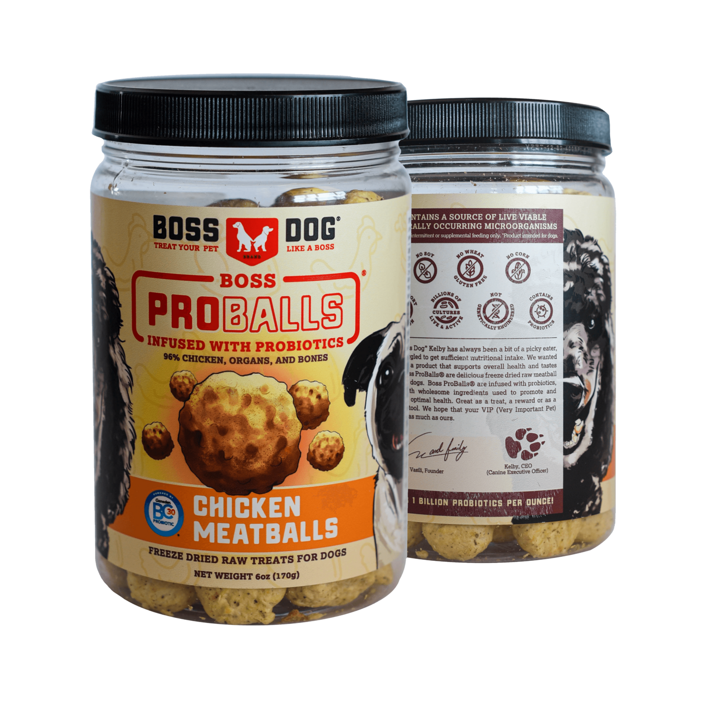 BossDog Proballs FD Chicken Meatballs 3oz