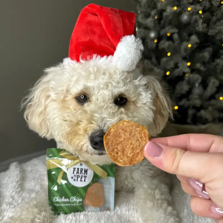 Farm to Pet Holiday Chicken Chips Snack Pack