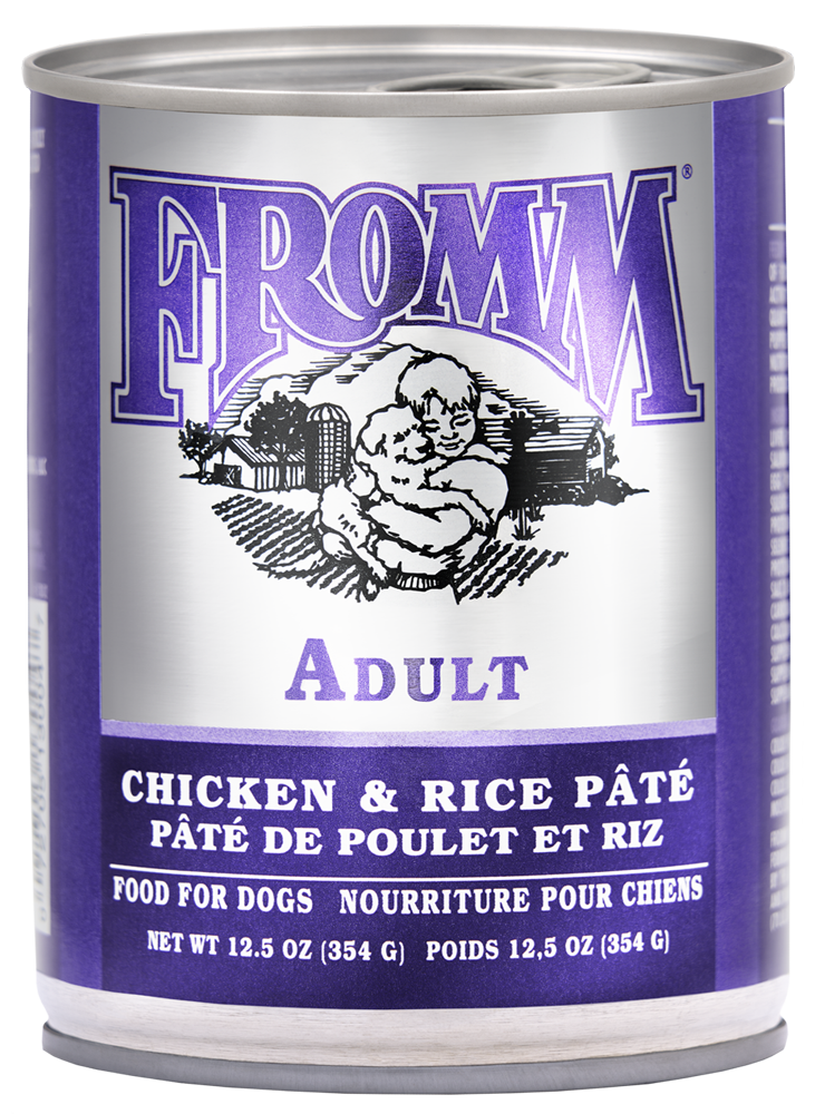 Fromm Classic Chicken & Rice Pate Canned Dog Food 12.5 oz