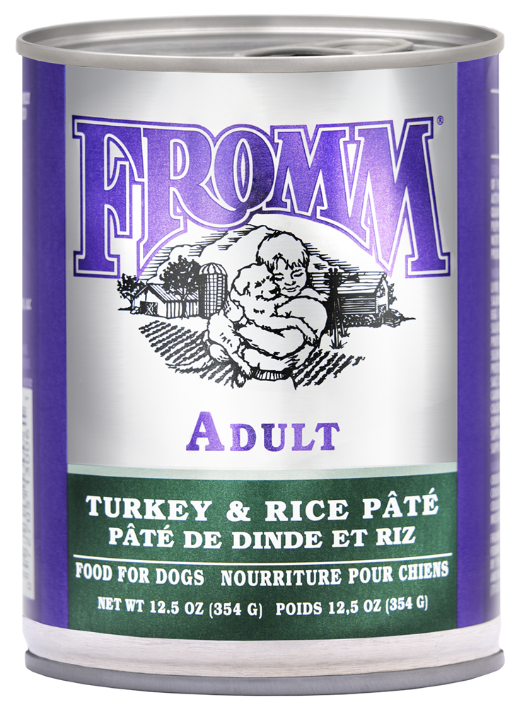 Fromm Classic Turkey & Rice Pate Canned Dog Food 12.5 oz