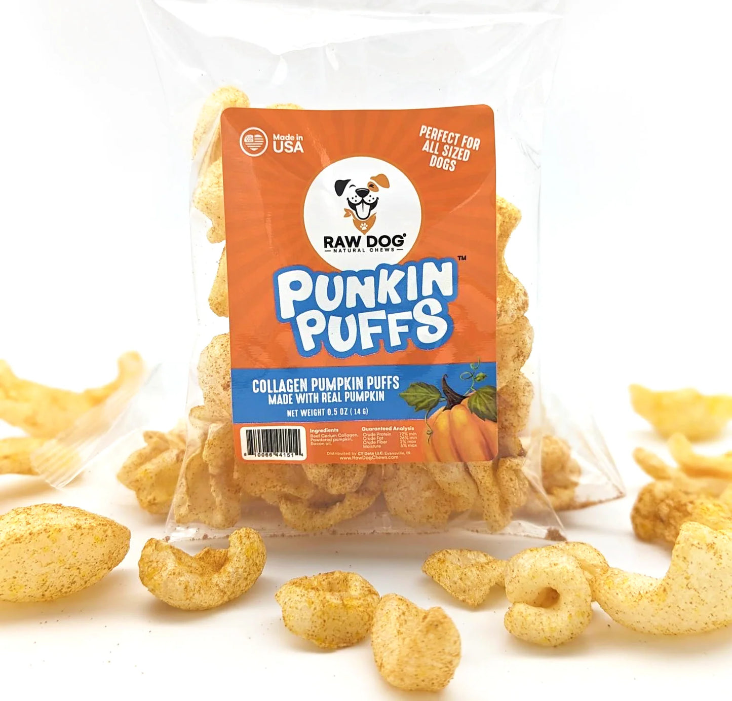 Raw Dog Collagen Punkin Puffs .5oz