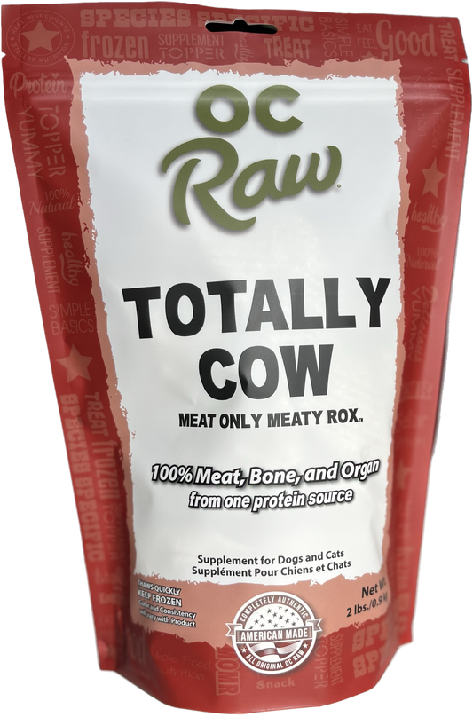 OC Raw Frozen Meat Only Meaty Rox for Dogs and Cats 2lbs