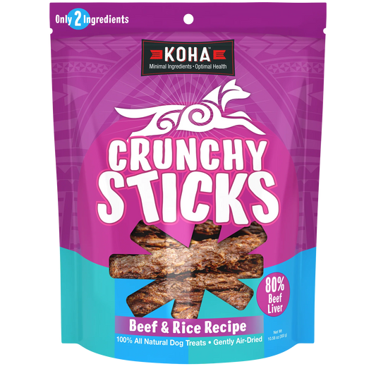 Koha Crunchy Sticks Beef & Rice Recipe 10.58oz