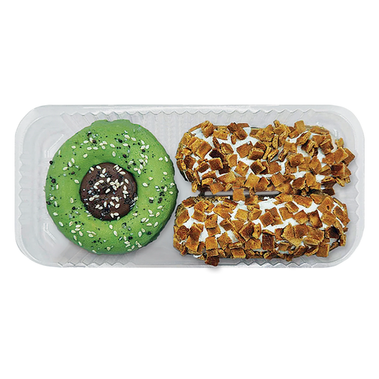 K9 Granola Factory Donut Deli Bow Wow Brunch, Avocado Toast Gourmet Donuts 3pk